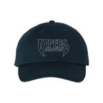 Vipers Embroidered Grey Dad Hat